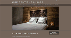 Desktop Screenshot of kitzboutiquechalet.com